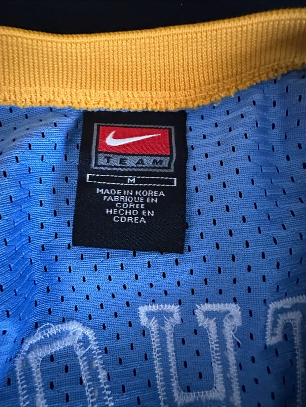 Vintage Nike Carmelo Anthony Denver Nuggets Jersey #15 - Light Blue - Size M